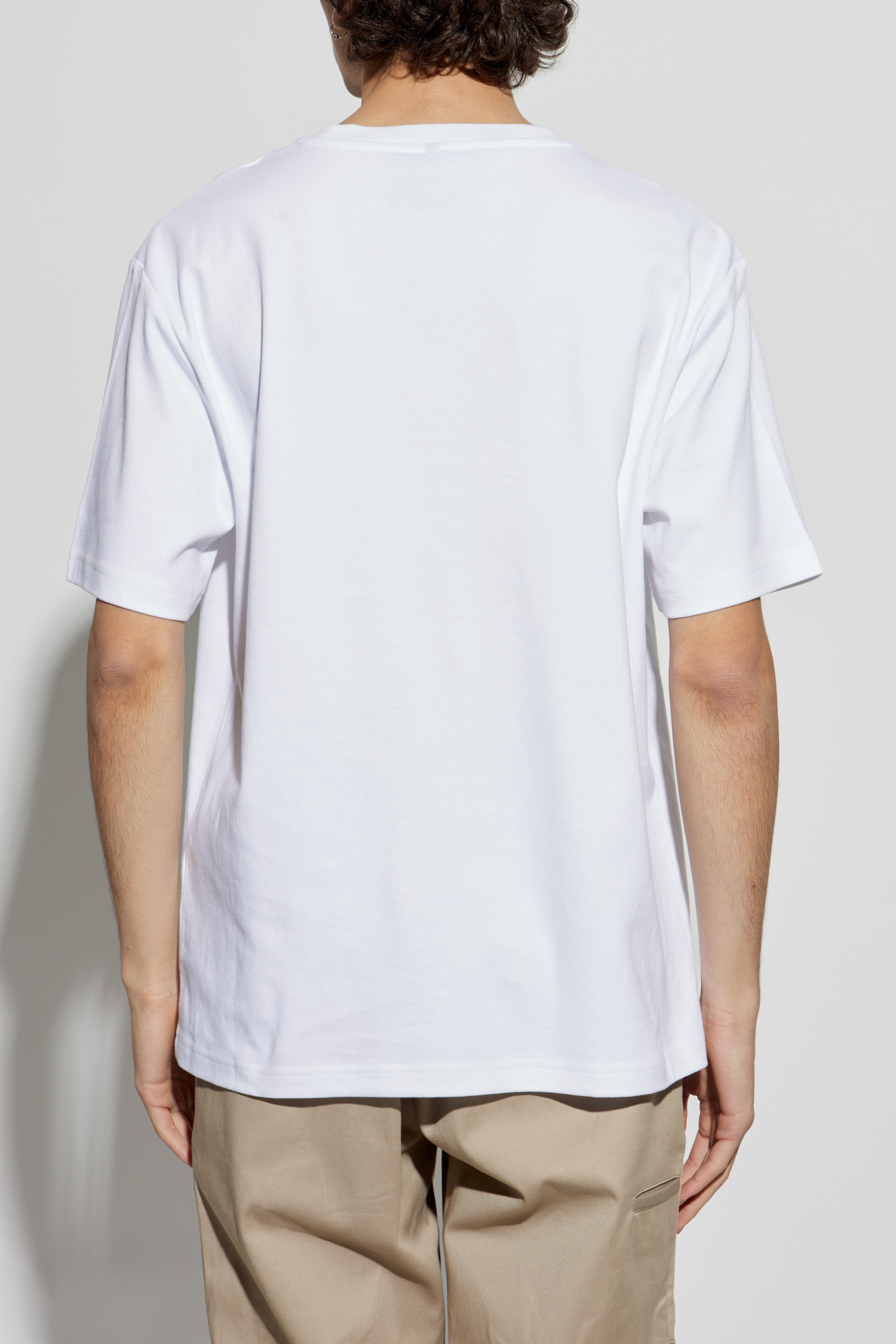 Tシャツ・カットソー ICE B ICEBERG Men T Shirts F018 63061101 White Mens T-Shirts and Polo with Cartoon Graphics | ICEBERG